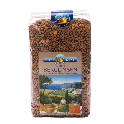 BioKing Bio Berglinsen Braun 500g 