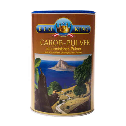BioKing Bio Carob-Pulver (Johannisbrot-Pulver), 500g 