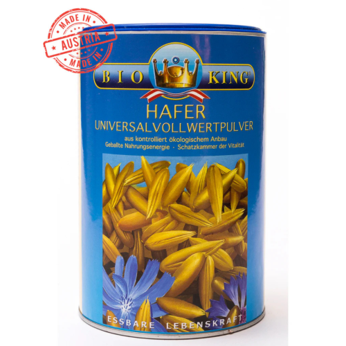 BioKing Hafer Vollwertpulver biologisch zertifiziert 500g 