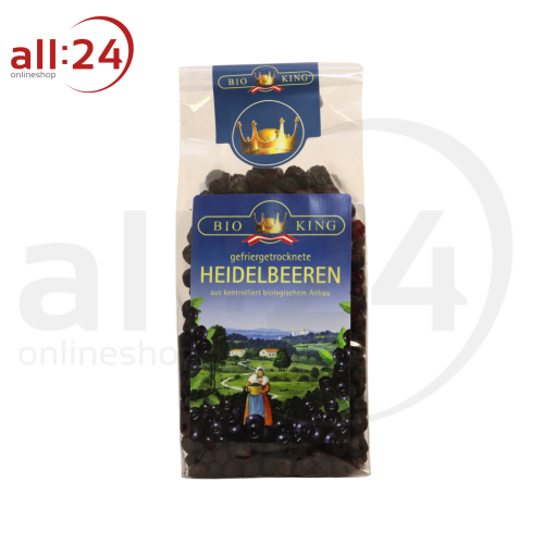 BioKing Bio Heidelbeeren Gefriergetrocknet, 40g 