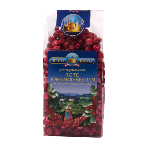 BioKing Rote Bio Johannisbeeren gefriergetrocknet 45 g 