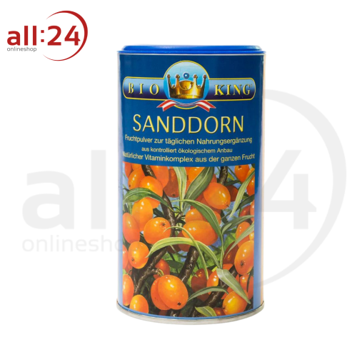 BioKing Bio Sanddorn Fruchtpulver 250 g