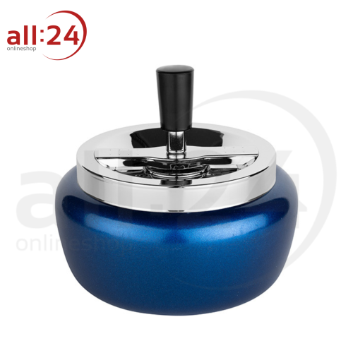 Aschenbecher Blau Metallic, ⌀ 13,5 cm 