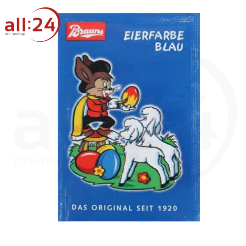 Brauns Blaue Eierfarbe für Ostern 