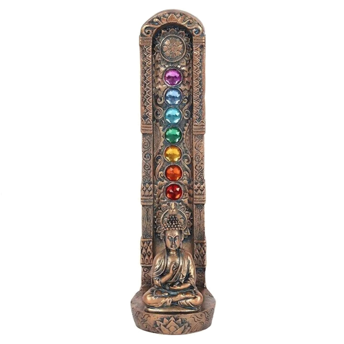 Räucherstäbchenhalter Buddha 7 Chakren 