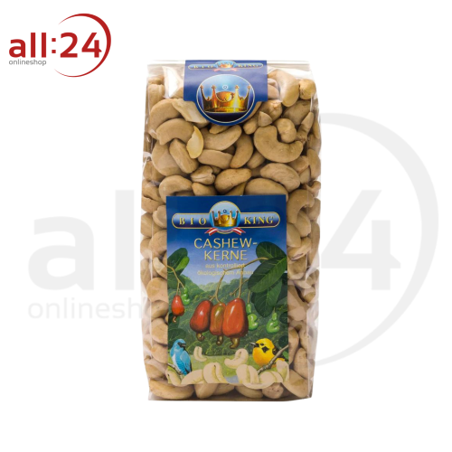 BioKing Bio Cashewkerne, 150g-500g 500 g