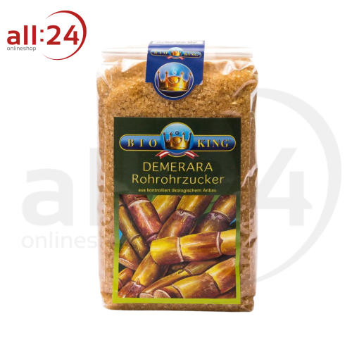 BioKing Bio Demerara Rohrrohrzucker, 500g-1000g 