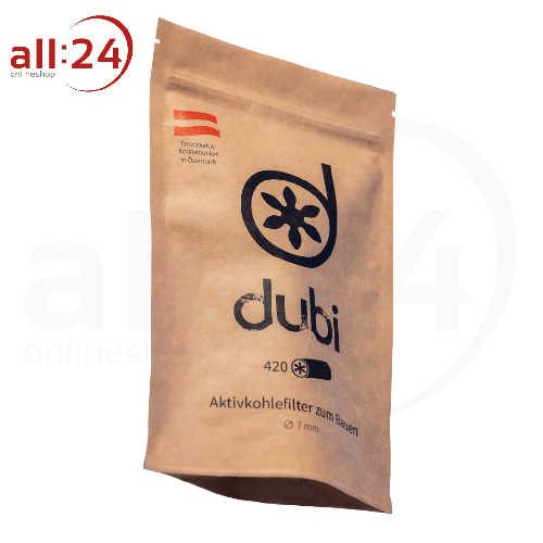 Dubi Aktivkohlefilter - XXL Packung mit 420 Stück 