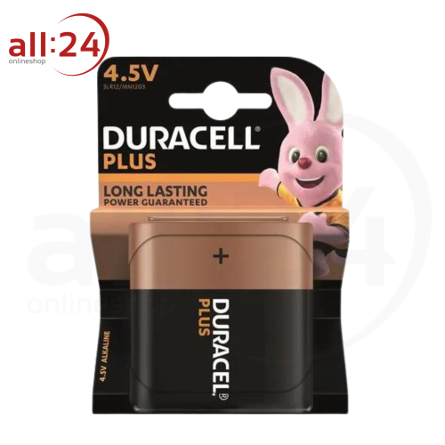 Duracell Plus Flachbatterie 4.5V Long LASTING 