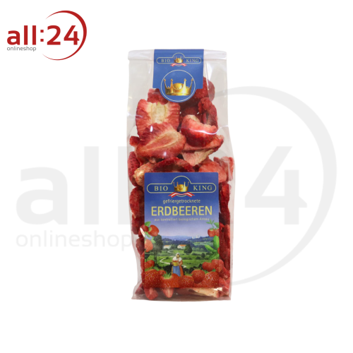 BioKing Bio Erdbeeren gefriergetrocknet, 40g 