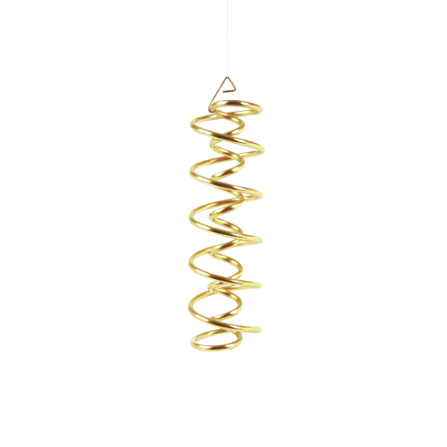 Feng Shui DNS-Spirale aus Messing, 17 cm hoch 