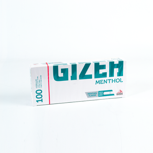 GIZEH Menthol Tip Hülsen - Packung mit 100 Stück 