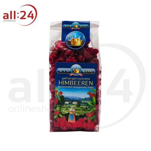 BioKing Bio Himbeeren Gefriergetrocknet, 40g-100g 