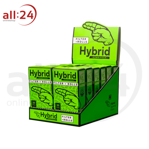Hybrid Supreme Filter & Paper Rolls: Praktisches Vielseitigkeits-Kombipack - Display mit 12 Boxen 