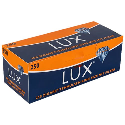 LUX Hülsen - 1.000 Stück in 4 praktischen Packungen à 250 Stück 