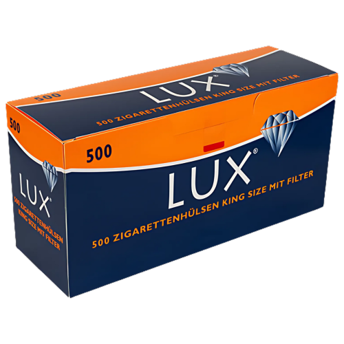 LUX Zigarettenhülsen - 500 Stück pro Packung 