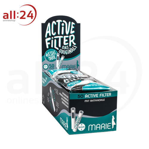MARIE Active Filter 6mm 50er Beutel, 10er Vorrats-Box 