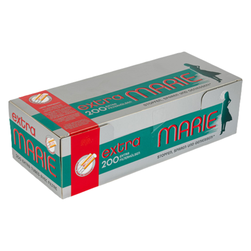 MARIE Extra Filterhülsen - Packung mit 200 Stück 