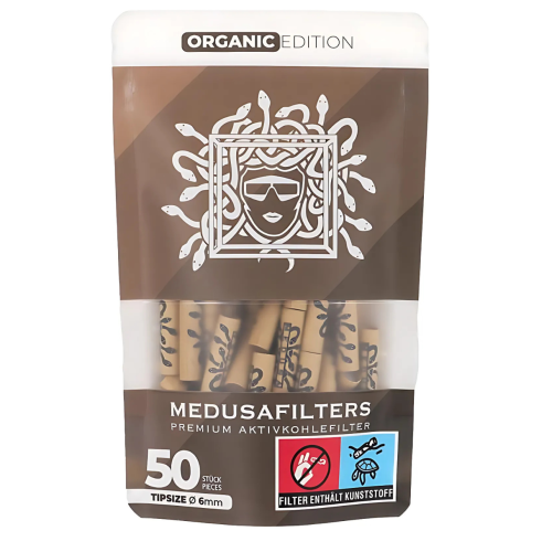 Medusa Aktivkohlefilter Organic Editition 50 Stück 