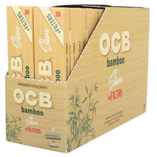 OCB Bamboo King Size Slim mit Filter Tips 50 Stück 