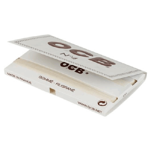 OCB Weiß Doppelt No. 4 Zigarettenpapier 100 Blatt 