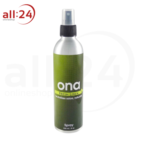 ONA Raumspray Geruchsneutralisierer - Fresh Linen, 250ml 