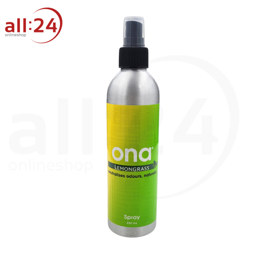 ONA Raumspray Geruchsneutralisierer - Lemon Grass, 250ml 