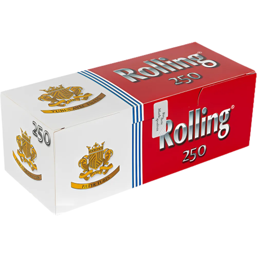 Rolling Filterhülsen - Packung mit 250 Stück 