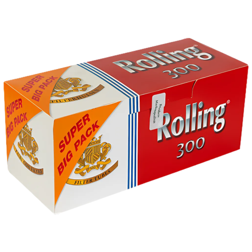 ROLLING Filterhülsen - 1.200 Stück in 4 praktischen Maxi-Packungen à 300 Stück 