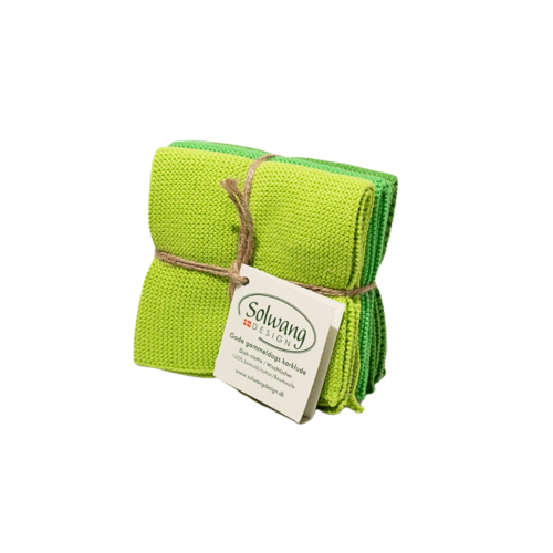 Solwang Handtücher Geschirrtücher Grün - 3 Stück/Packung 