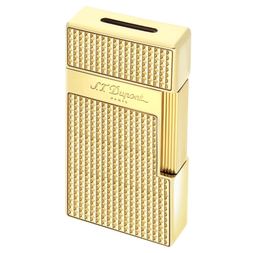 S.T. Dupont Feuerzeug Big Diamond Head Golden 
