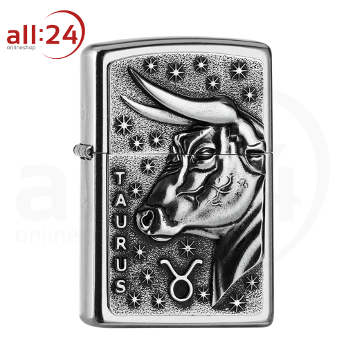 Zippo Feuerzeug "TAURUS" Sternzeichen Stier 207 V19 