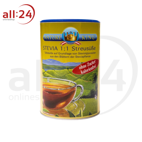 BioKing Stevia Streusüße 1:1, 350g-750g 350g