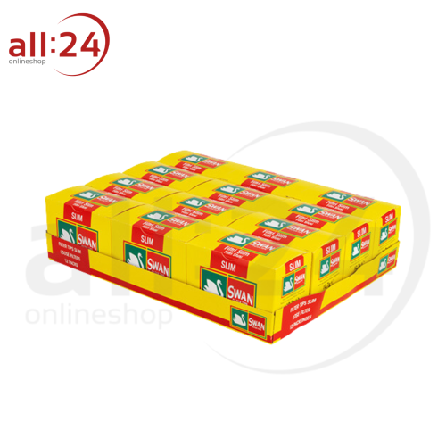 SWAN Slim Line Filter Tips - 12 Schachteln Zigarettenfilter 