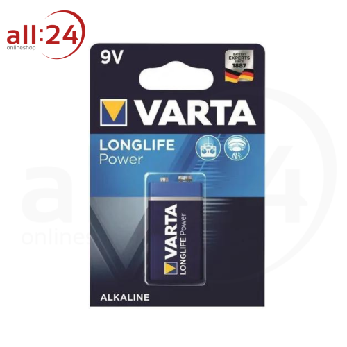 Varta Batterie 9 Volt Block LR61 