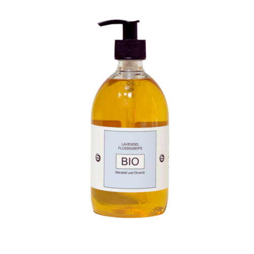 Walde Bio-Seife Lavendel - Beruhigende Pflege für Gesicht, Hände und Körper, 500ml 