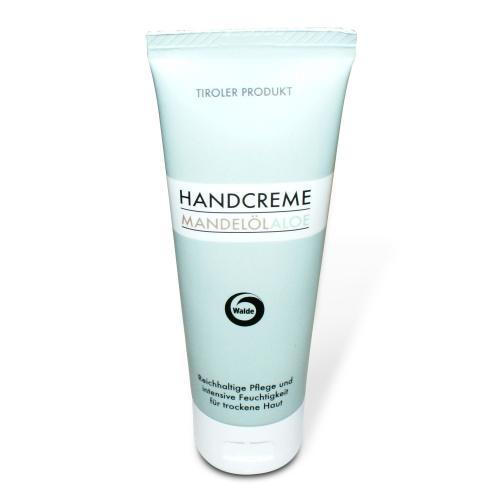 Walde Handcreme mit Mandelöl und Aloe - Vegane Formel, tierversuchsfrei, 75ml 