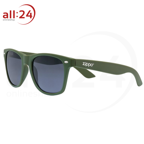 Zippo Sonnenbrille Sunglasses Grün Soft Touch 