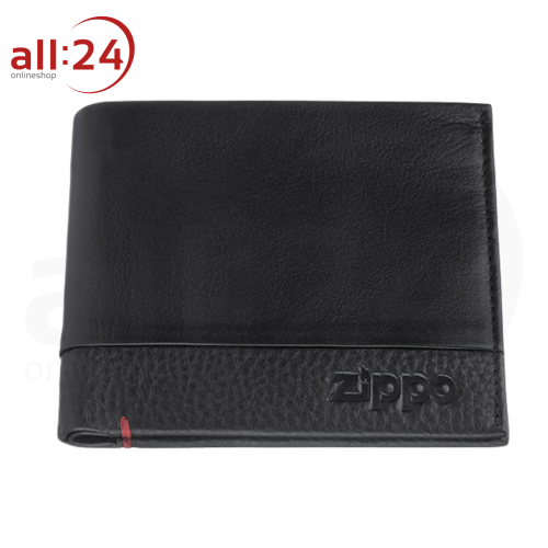 Zippo Nappa BI-Fold Wallet schwarz Geldbeutel 