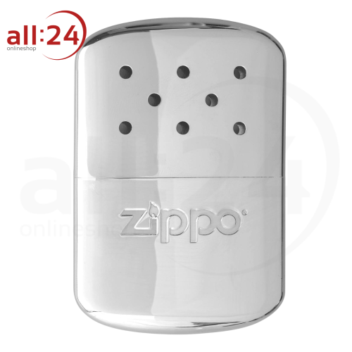 Zippo Handwärmer "High Polished Chrome" 12 Stunden mit Stoffbeutel 