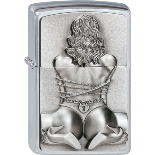 Zippo Feuerzeug Bondage Girl Emblem 