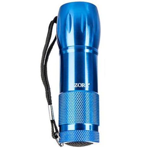 Zorr LED Taschenlampe Aluminium Blau 