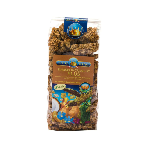 BioKing Bio Ballaststoff Crunchy - Knuspriger Genuss mit Extra Ballaststoffen 