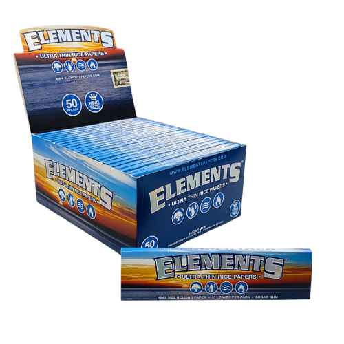 BOX Elements King Size Slim, 50 Stück 