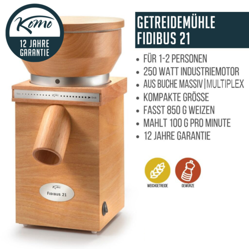 KoMo Fidibus 21 Getreidemühle normal