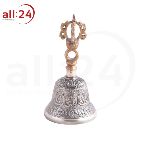 Meditation Ritualglocke mit Dorje 11 cm 