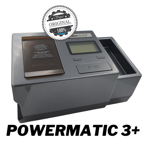 Powermatic 3 + Plus Schwarz elektrische Stopfmaschine 