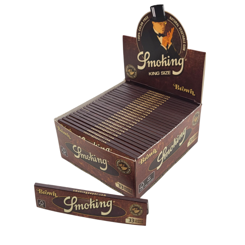 BOX Smoking Brown King Size, 50 Stück 