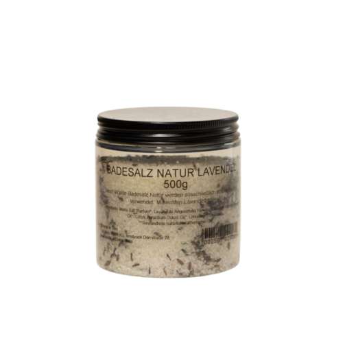 Walde Badesalz Natur Lavendel, 500g 