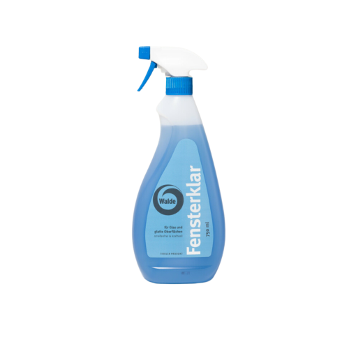 Walde "Fensterklar", Glasreiniger in praktischer Sprühflasche, 750ml 